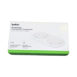 Nn9O Belkin 15W Dual Qi2 Dual Wireless Magnetic Charging Pads iPhone / Aripods